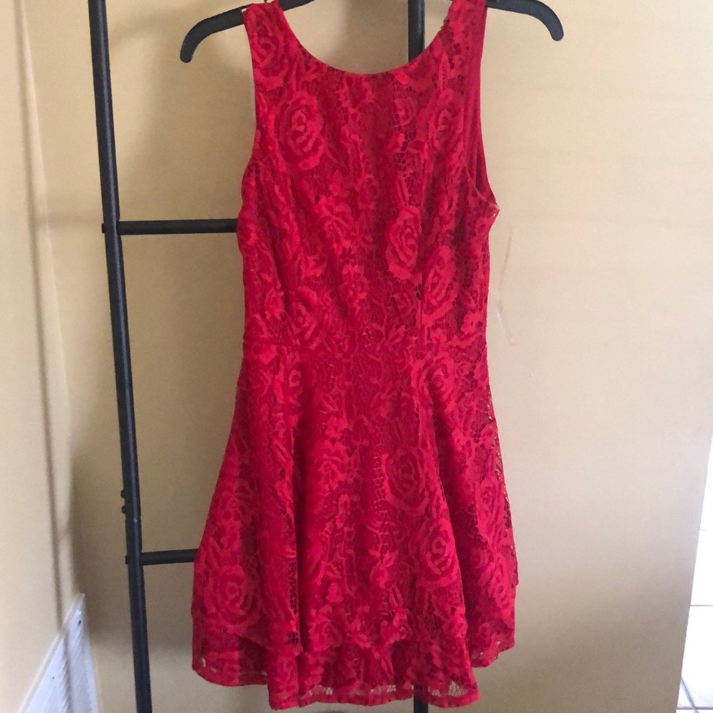 Red Lace Dress